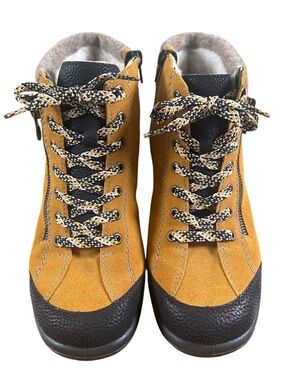 RIEKER‎ NWOT RiekerTex Waterproof Suede Ankle Women Short Boots EU 41 US 9.5